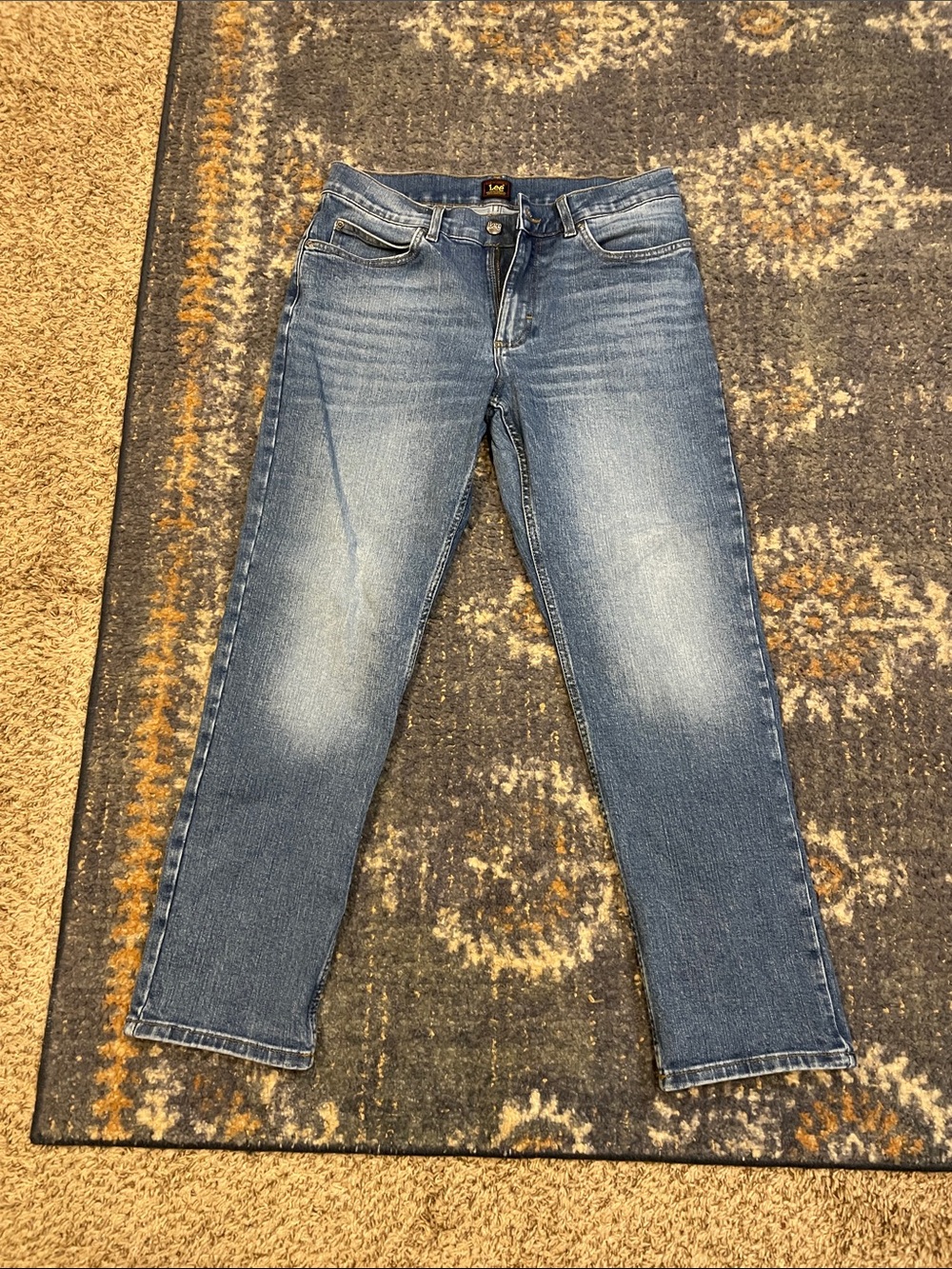 Lee Light Blue Straight Jeans